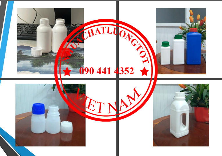 Chai nhựa 50ml đựng mẫu, chai đựng hóa chất lỏng 100ml, vỏ chai nhựa 250ml đựng thuốc trừ sâu 