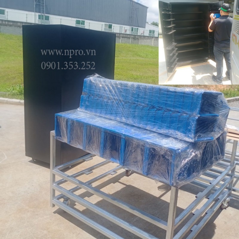 Tủ đựng linh kiện KT: W1100xD450xH1800m
