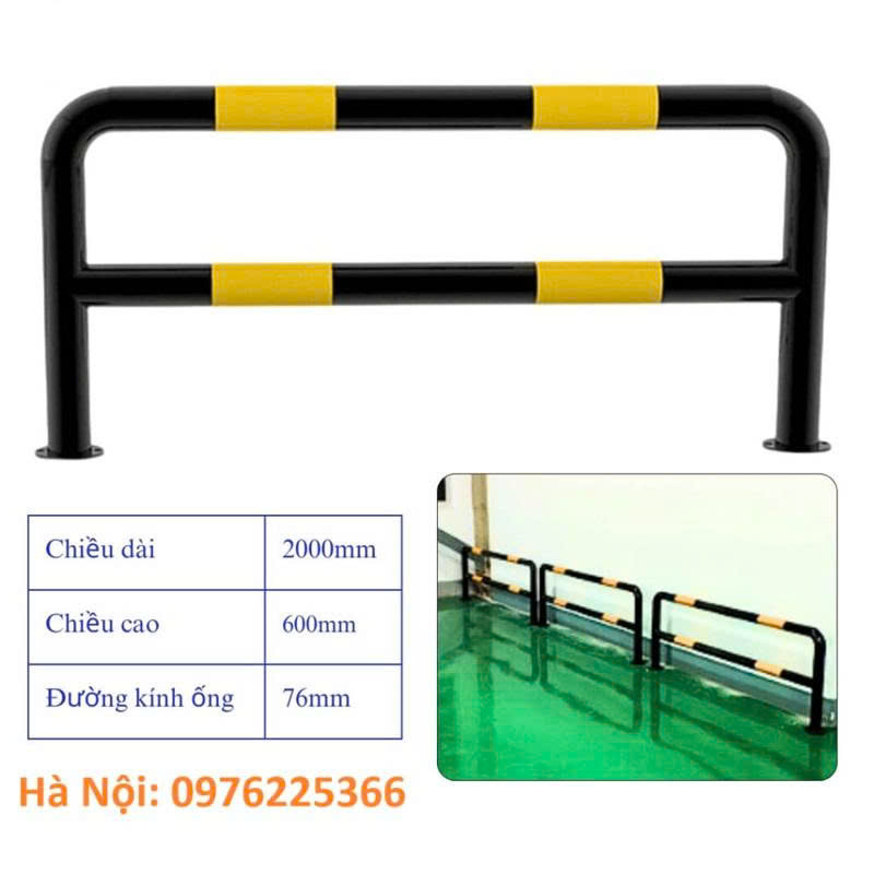Lan can an toàn, thanh chắn chống va đập, hàng rào bảo vệ 