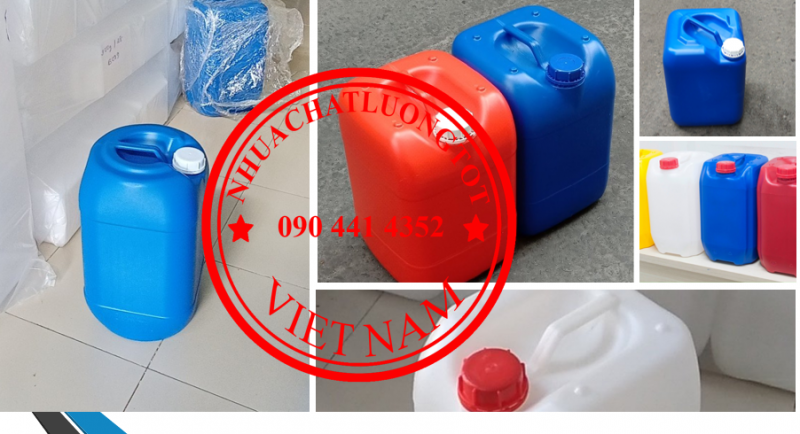Công ty sx can nhựa 10 lít – 30 lít đựng hóa chất, giá rẻ, có sẵn số lượng lớn, nhận đặt theo yêu cầ