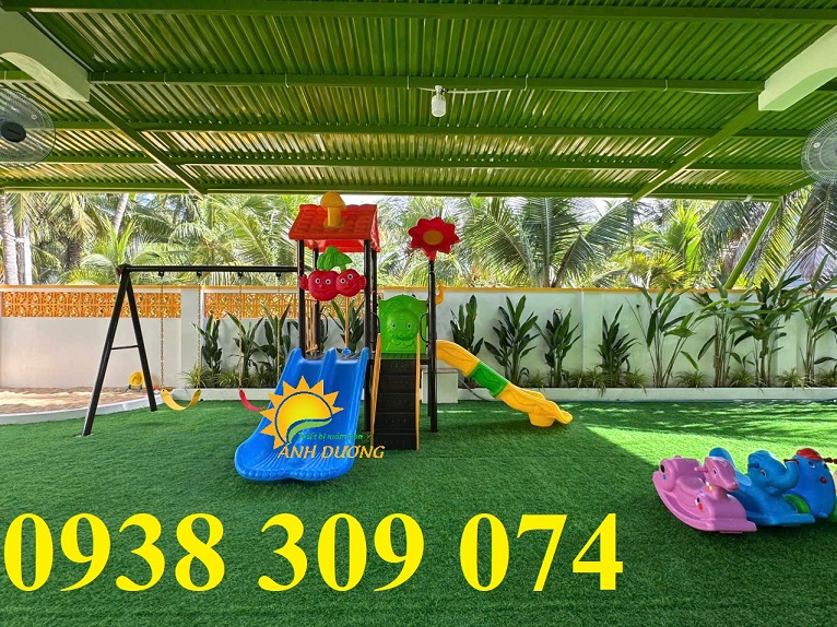 Cầu trượt xích đu liên hoàn, cầu trượt liên hoàn giá rẻ LH