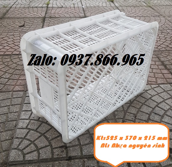 Sọt nhựa dùng trong cont lạnh