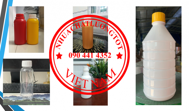 Chai nhựa 250ml đựng hóa chất tẩy rửa, vỏ chai nhựa 100ml đựng thuốc trừ sâu 
