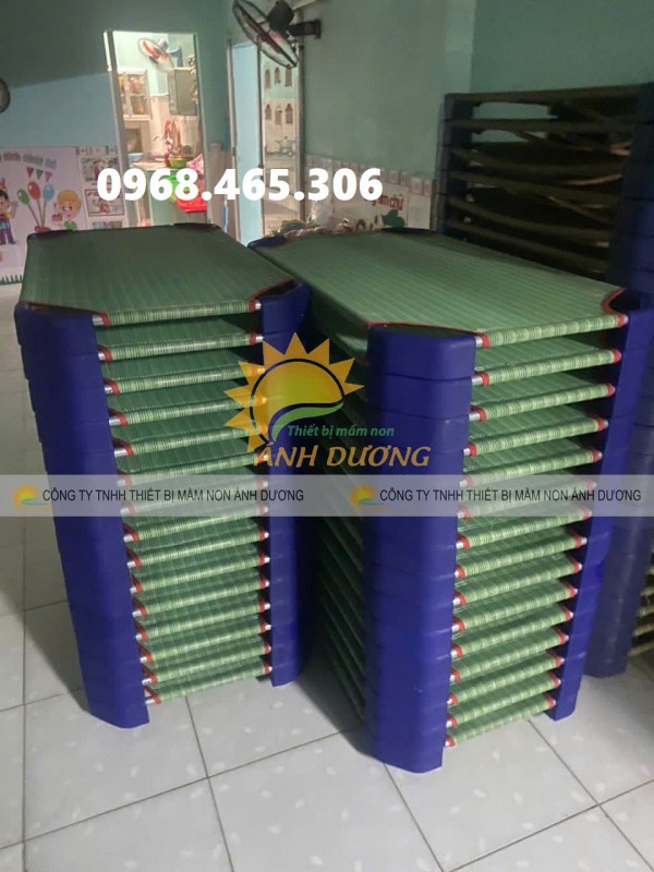 Giường lưới mầm non, giường ngủ mầm non 1m2