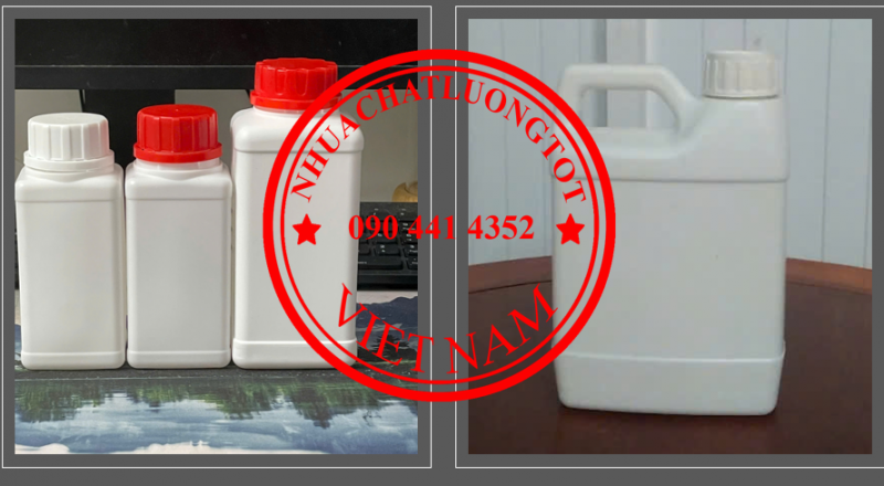 Can nhựa 5 lít đựng nước giặt, can 2 lít đựng nước sả vải, can 1 lít đựng nước lau bếp có vòi ấn 
