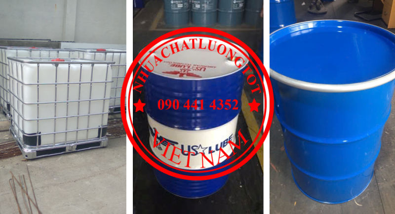 Thùng phuy sắt đựng hóa chất, bán thùng phuy sắt 220 lít đựng nhiên liệu 