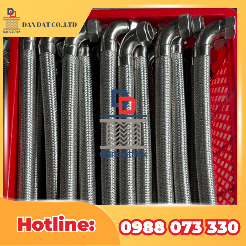 Ống mềm inox chịu nhiệt-Ống mềm inox dẫn LPG-Ống mềm inox máy nén khí