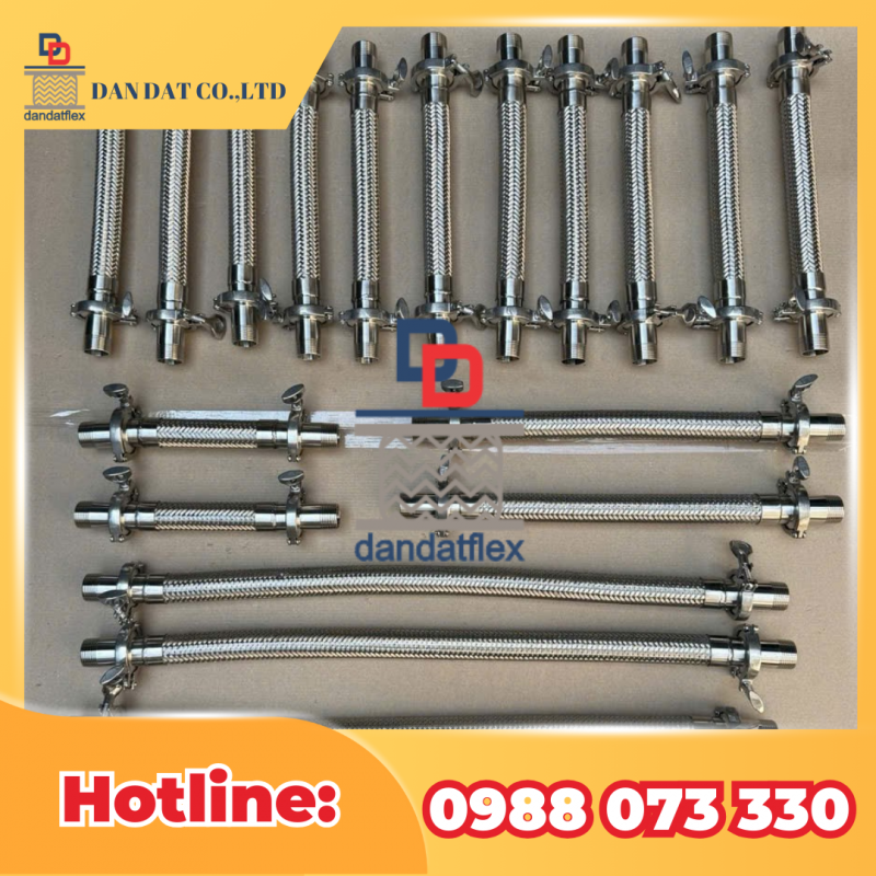 Khớp nối mềm/Flexible Hose/Khớp nối mềm chống rung/Khớp nối mềm inox máy nén khí