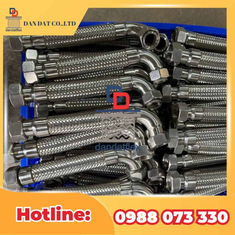 Gia công Ống mềm bằng inox, Ống mềm inox chịu nhiệt, Ống mềm inox thủy lực