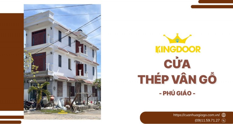 Cửa Thép Vân Gỗ Tại Phú Giáo | Giá Tốt, Chất Lượng Cao