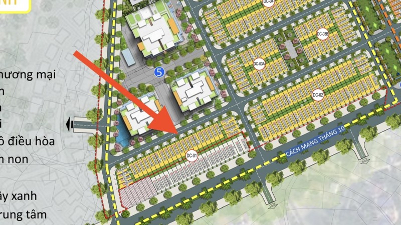 Chính chủ cần tiền bán lô DC01 - 34, view nhà ở xã hội. Tiềm năng tăng giá cao. Giá 1.850 tỷ.
