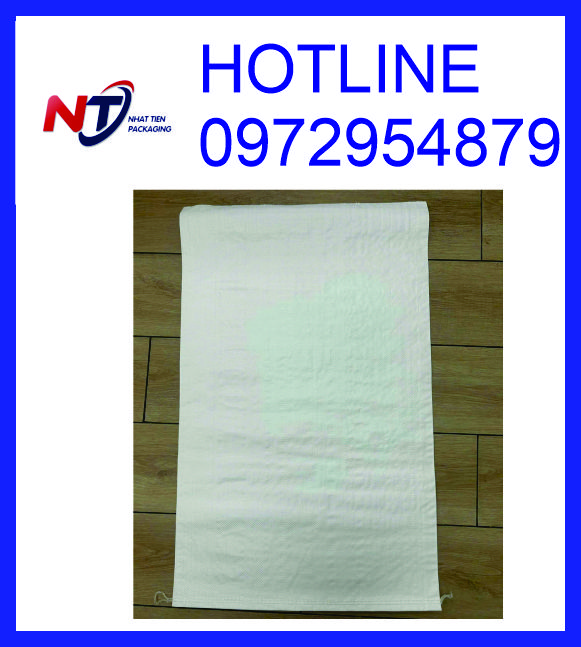 Bao PP trắng trơn, bao PP trắng không in