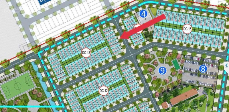 Suất đầu tư chỉ 1 tỷ 550 triệu bán đất nền DC13 - 24, 87.5m² - Khu đô thị Cầu Trúc Sông Công
