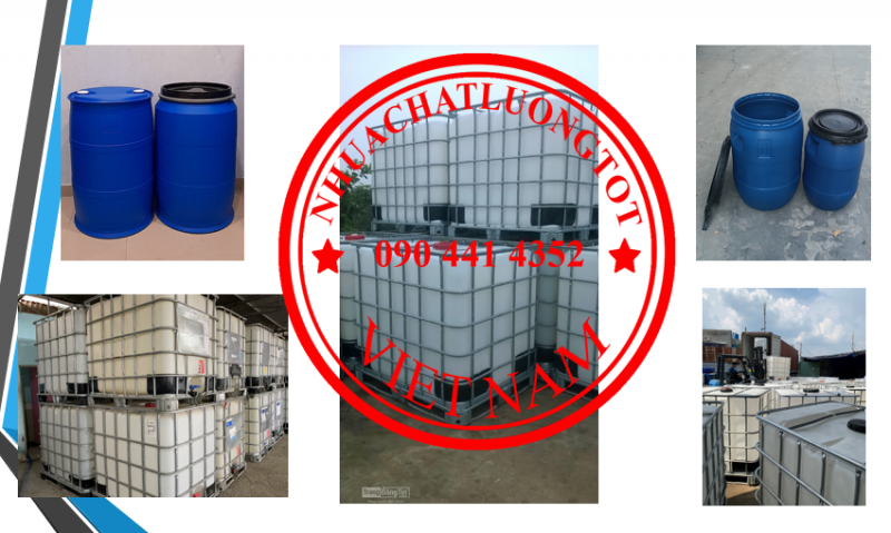 Thùng phuy nhựa 220 lít TPHCM, bán thùng phuy nhựa 120 lít, 60 lít, 30 lít về các tỉnh 