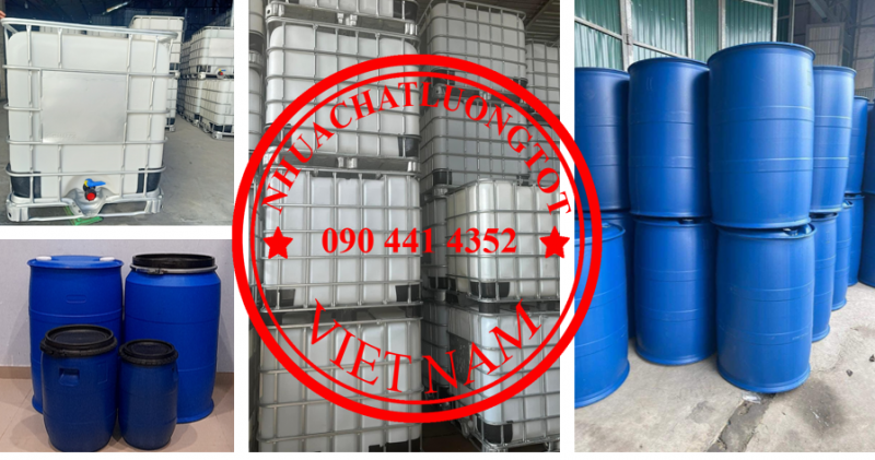 Thùng phuy nhựa 220 lít TPHCM, bán thùng phuy nhựa 120 lít, 60 lít, 30 lít về các tỉnh 