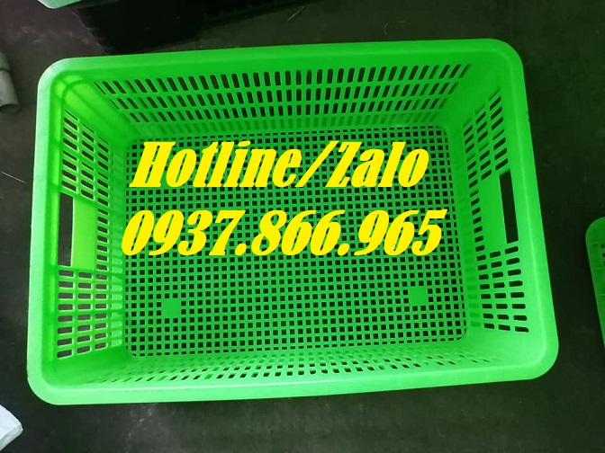 Sọt nhựa rỗng đựng đồ trong nhà máy chế biến, sóng nhựa hở, sọt nhựa nguyên sinh