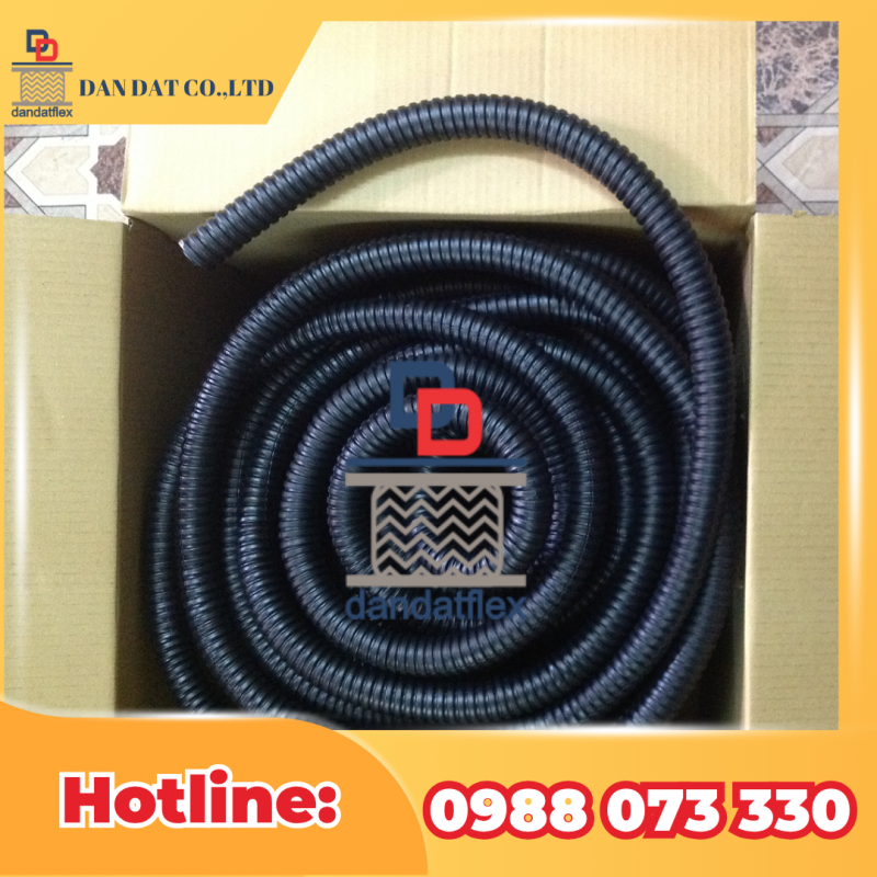 Ống Luồn Dây Điện-Ống Luồn Dây Điện Bọc Nhựa Bọc Lưới Inox-Đầu Nối Ống Mềm Kín Nước