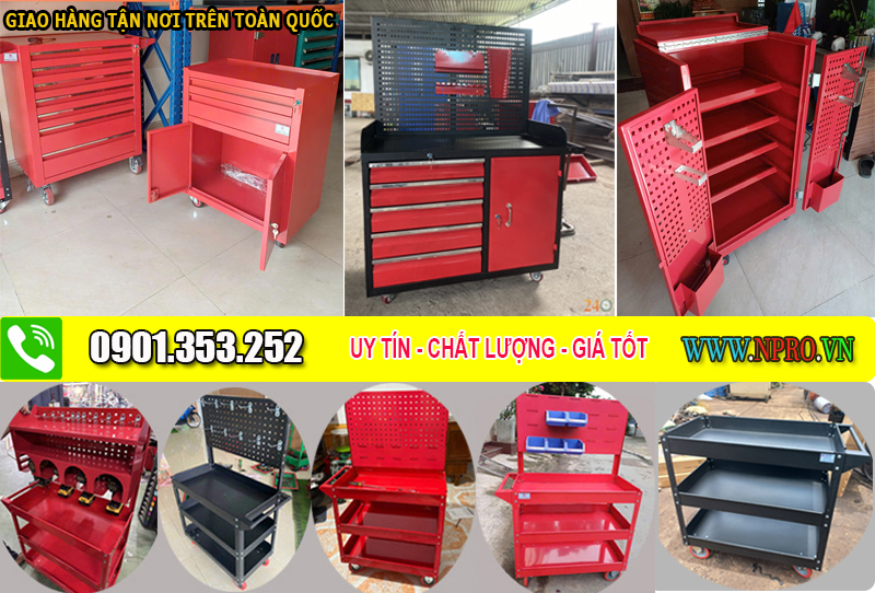 Tủ đồ nghề 2 ngăn kéo 1 hộc