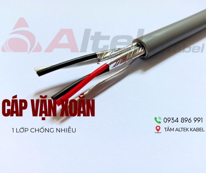 CÁP TÍN HIỆU VẶN XOẮN AWG – CHỐNG NHIỄU, TRUYỀN TÍN HIỆU ỔN ĐỊNH