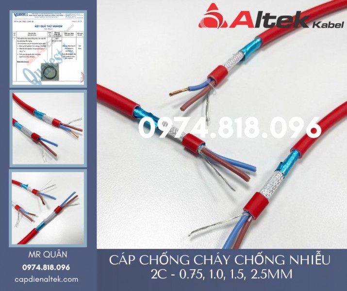 Altek Kabel: Cáp điều khiển 12x0.5, 12x0.75, 12x1.0, 12x1.5