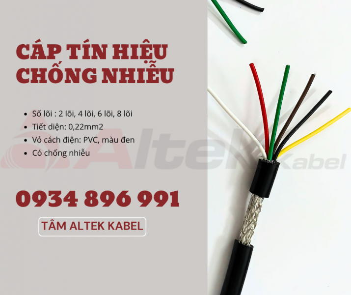 CÁP TÍN HIỆU CHỐNG NHIỄU – TRUYỀN TÍN HIỆU ỔN ĐỊNH