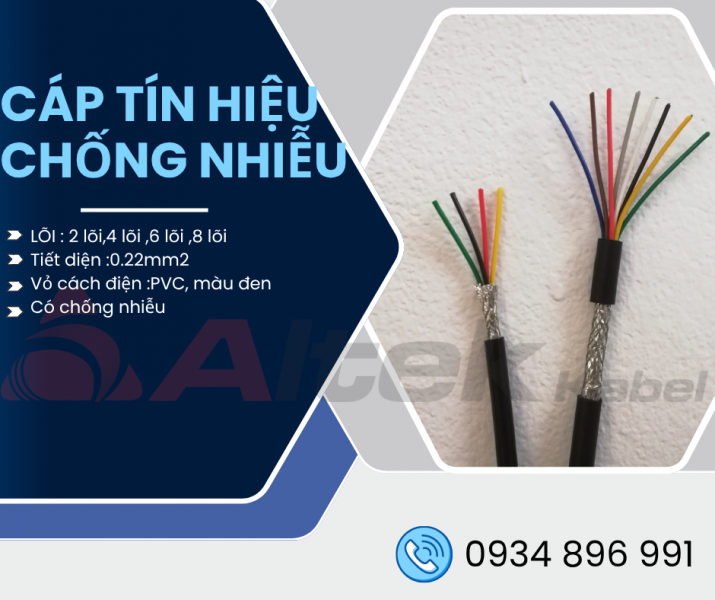 CÁP TÍN HIỆU CHỐNG NHIỄU – TRUYỀN TÍN HIỆU ỔN ĐỊNH