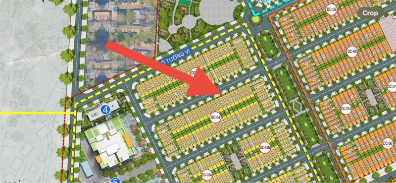 Chính chủ cần bán lô đất DC04-46 - KĐT Cầu Trúc Sông Công - Hướng Đông Nam - 105m2. 1,75 tỷ