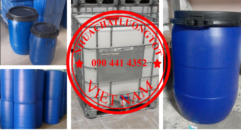 Thùng phi 30 lít đựng nhớt, lu nhựa 50L đựng cao su, thùng phuy 60L đựng nước, thùng nhựa 120 lít đự