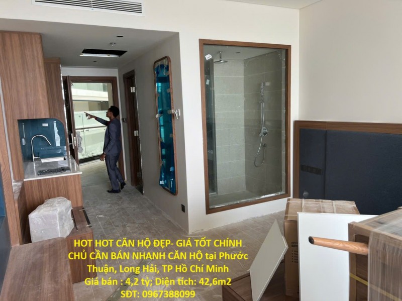 HOT HOT CĂN HỘ ĐẸP- GIÁ TỐT CHÍNH CHỦ CẦN BÁN NHANH CĂN HỘ tại Phước Thuận, Long Hải, TP Hồ Chí Minh