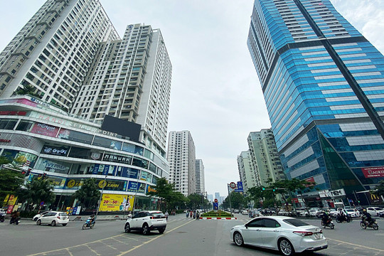 BÁN TÒA NHÀ 6T THANG MÁY MP NGUYỄN LƯƠNG BẰNG, CHO THUÊ 1,1 TỶ/NĂM, 105M2, GIÁ 54 TỶ.