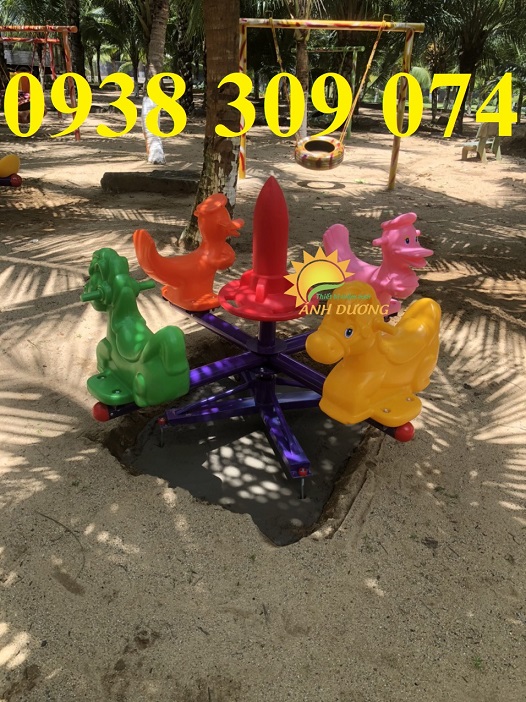 Đu quay trẻ em,đu quay mầm non, mâm xoay trẻ em mầm non