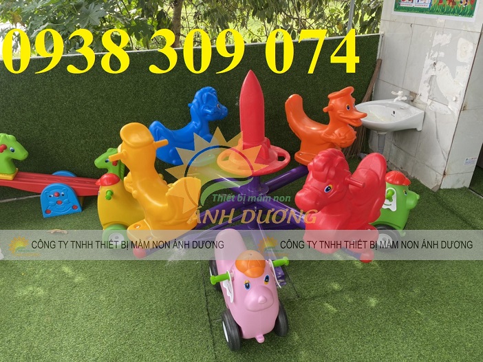 Đu quay trẻ em,đu quay mầm non, mâm xoay trẻ em mầm non