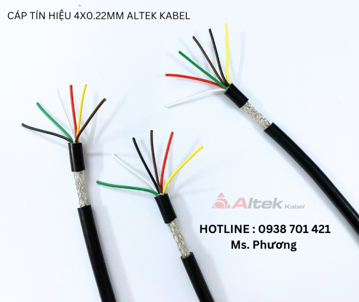 Cáp tín hiệu 4x0.22mm Altek Kabel Đà Nẵng, Hà Nội, Hồ Chí Minh