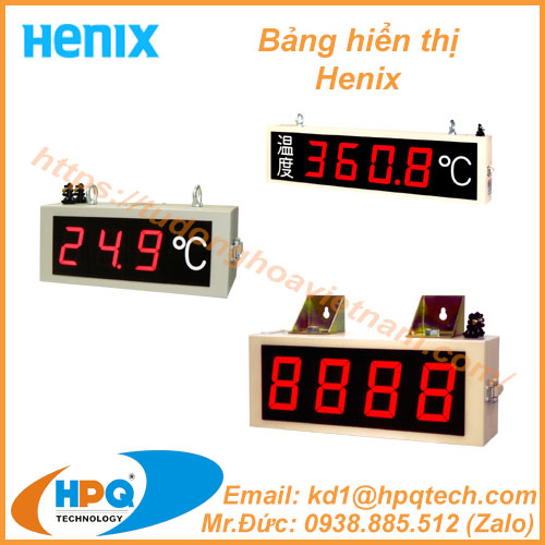 Đại lý Henix Việt Nam - Bảng hiển thị Henix