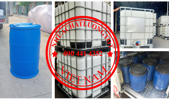 Thùng phi nhựa 220L đựng thực phẩm xuất khẩu, thùng phuy 120 lít đựng nông sản 
