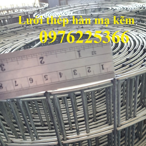 Lưới thép mạ kẽm 50x50, 50x100, 100x100 hàng cuộn 