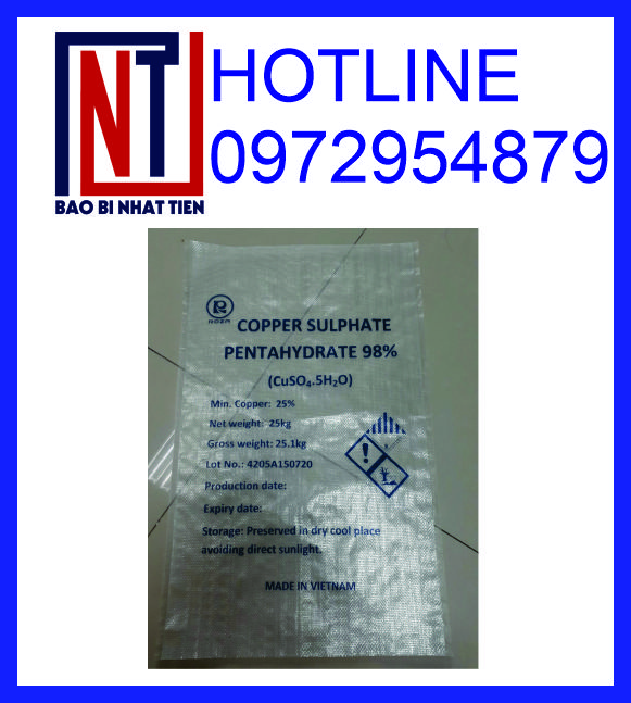 Bao PP trắng trong đựng 25kg, 50kg