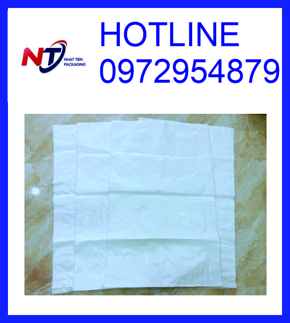 Bao PP trắng có tráng, bao PP trắng 50kg