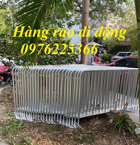 Cung cấp hàng rào sắt di động, rào chắn barie, hàng rào chắn đường giá rẻ