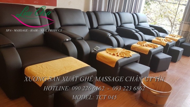 Ghế massage chân tựa nâng hạ giá rẻ tại sóc sơn, hà nội