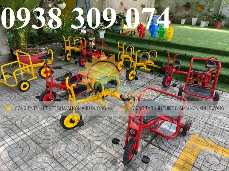 Xe đạp 3 bánh trẻ em, xe đạp ba bánh mầm non giá rẻ