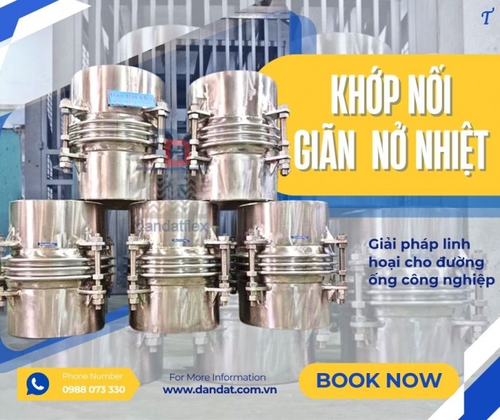 Khớp giãn nở inox/ Khớp giãn nở nhiệt/ Khớp nối bù trừ giãn nở/ Bù trừ giãn nở nhiệt inox