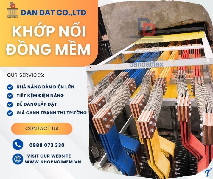 Thanh nối đồng bện/ Thanh đồng bện tiếp địa/ Thanh cái mềm nối cực máy biếp áp