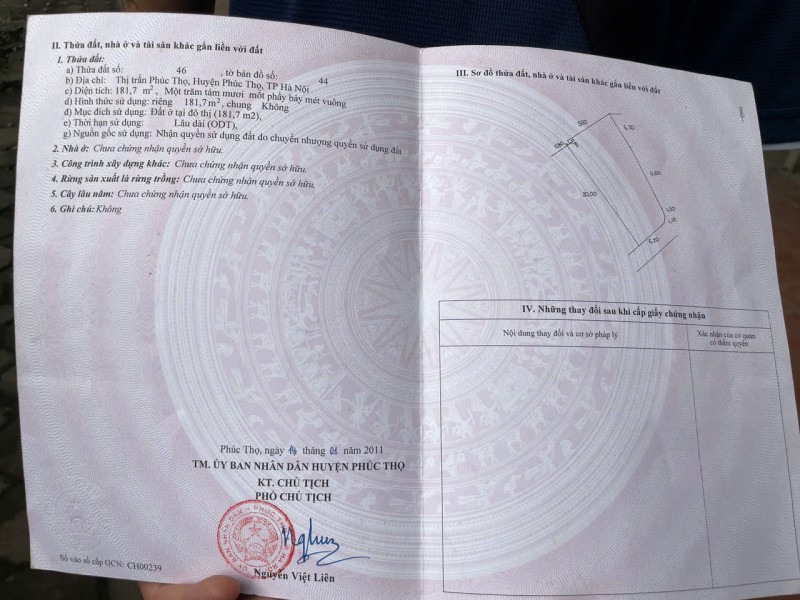 SỞ HỮU NGAY LÔ ĐẤT ĐẸP - GIÁ TỐT - Vị Trí Đắc Địa Tại TT Phúc Thọ, Huyện Phúc Thọ, TPHN