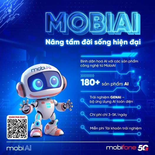 MobiAI - Giải pháp AI toàn diện, siêu tiện trong thời đại số của MobiFone