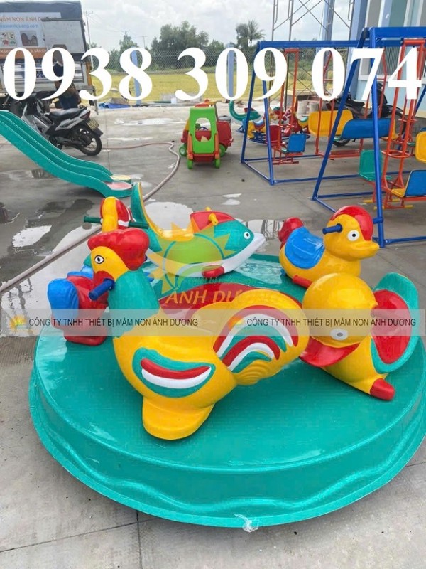 Đu quay trẻ em, mâm xoay trẻ em, mầm xoay mầm non giá rẻ