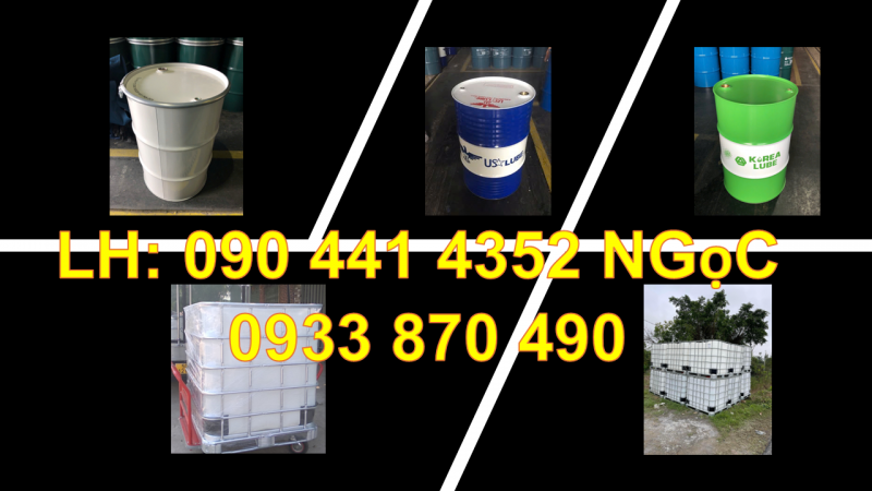 Mua thùng phuy sắt đựng xăng dầu, chất đốt, hóa chất nguy hiểm 