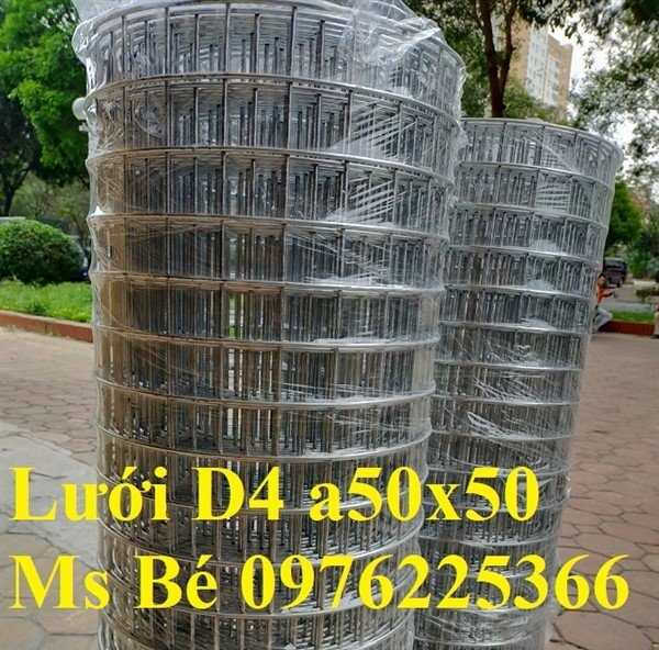 Lưới thép hàn D3 ô 50x50, D4 ô 50x50