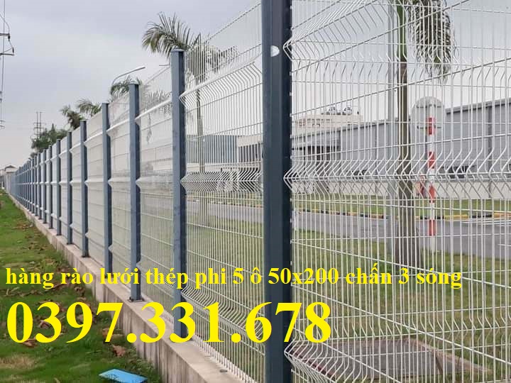 Hàng rào mạ kẽm nhúng nóng phi 5 a50x200mm giao hàng toàn quốc