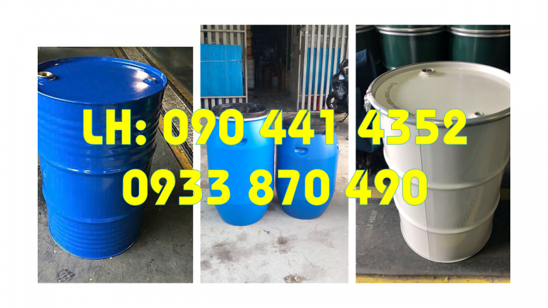 Cung cấp thùng phuy sắt đựng hóa chất nắp kín – hở 